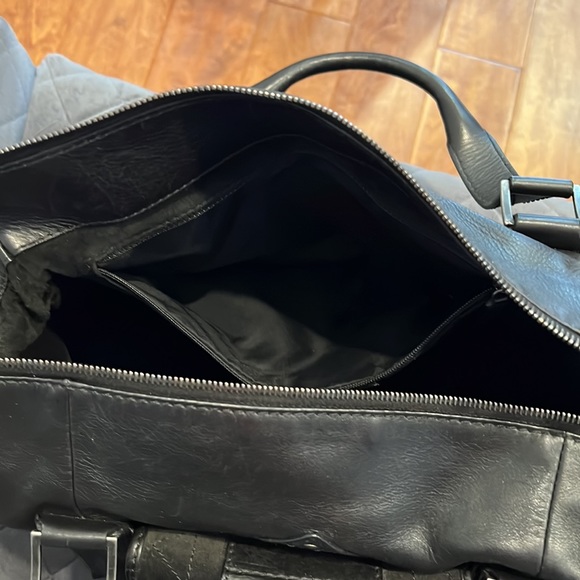 Beautiful classy Christian Dior satchel in black leather and suede never worn - Picture 7 of 7